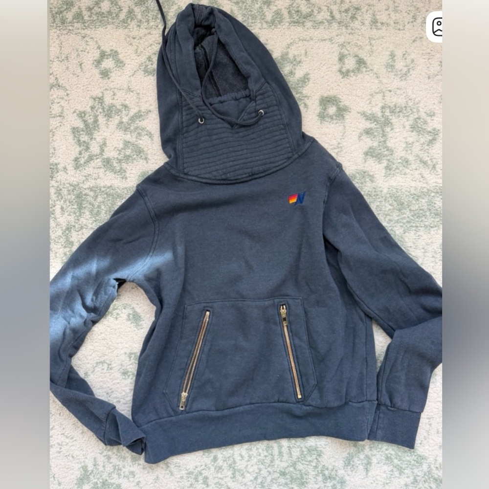 Aviator Nation Charcoal Gray Hoodie